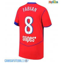 Camisa de time de futebol Paris Saint-Germain Fabian Ruiz #8 Replicas 3º Equipamento 2025-26 Manga Curta